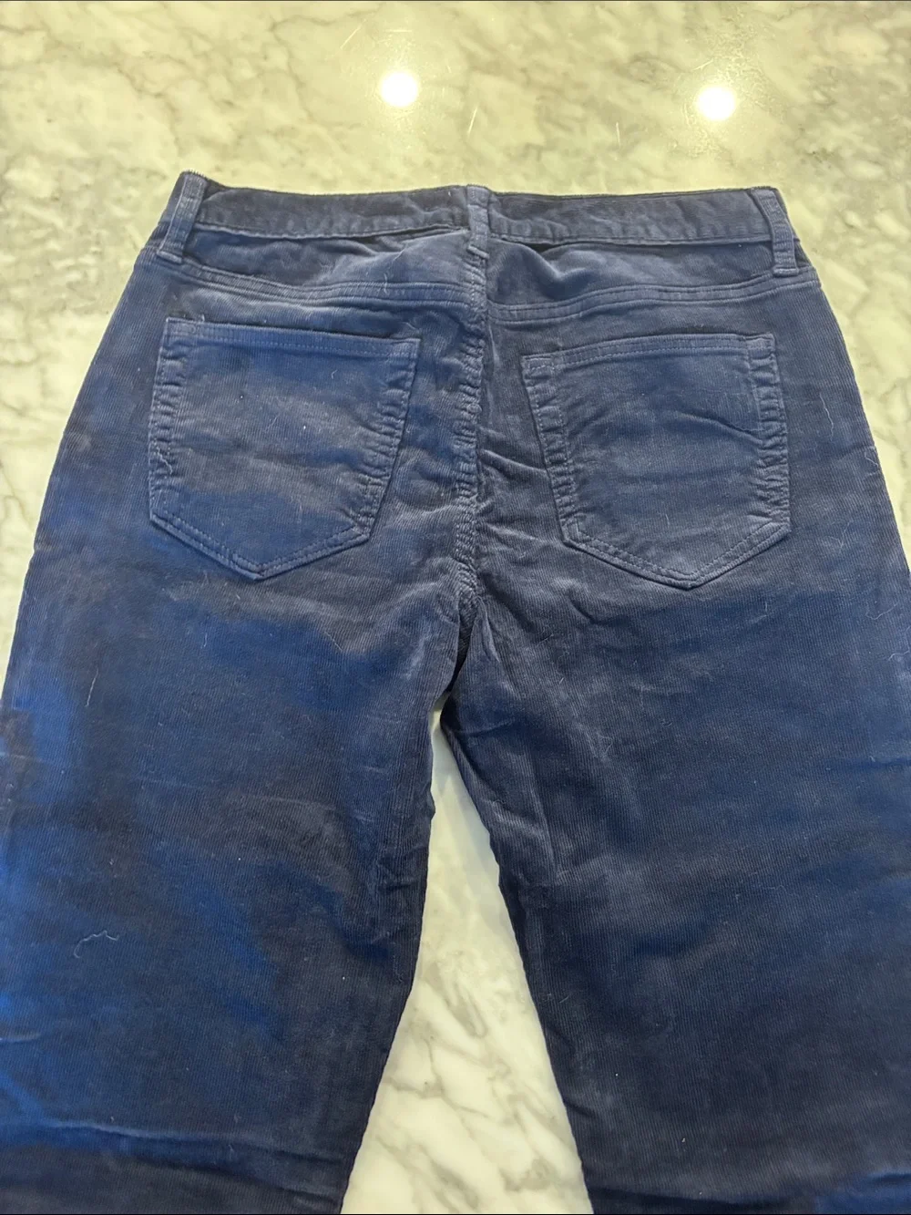 Banana Republic Men’s Navy Corduroy Slim Straight Jeans